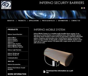 سپر محافظتی صوتی اینفرنو ساخت سوئد مدل mobile system