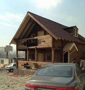 ساخت خانه چوبی و ویلای تمام چوبی