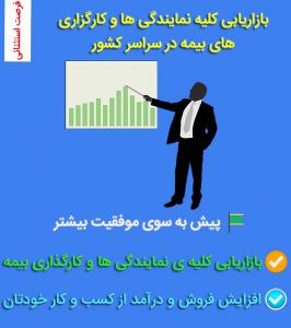 بازاریابی برای کلیه نمایندگی ها و کارگزاری های بیمه کشوری