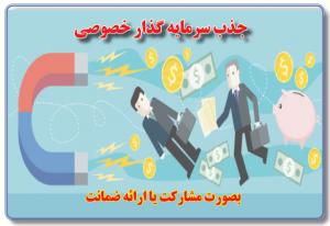 تامین و جذب سرمایه گذار خصوصی