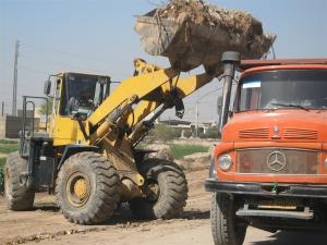 حمل نخاله ساختمانی،اجاره مینی بیل بابکت 