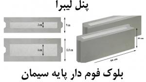 فروش پنل لیبرا، فروش بلوک فوم دار پایه سیمان، بلوک عایق