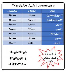 شیرآلات استاندارد تیرداد