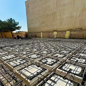 اجرای سیستم کانتراس در اصفهان – حذف تیرها و ستون‌های میانی